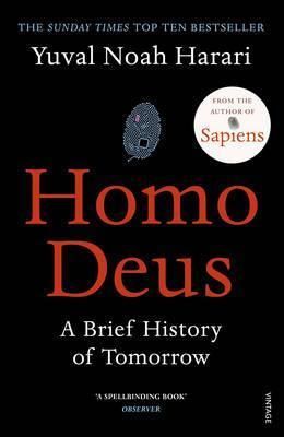 Homo Deus - A Brief History of Tomorrow by Yuval Noah Harari cover image